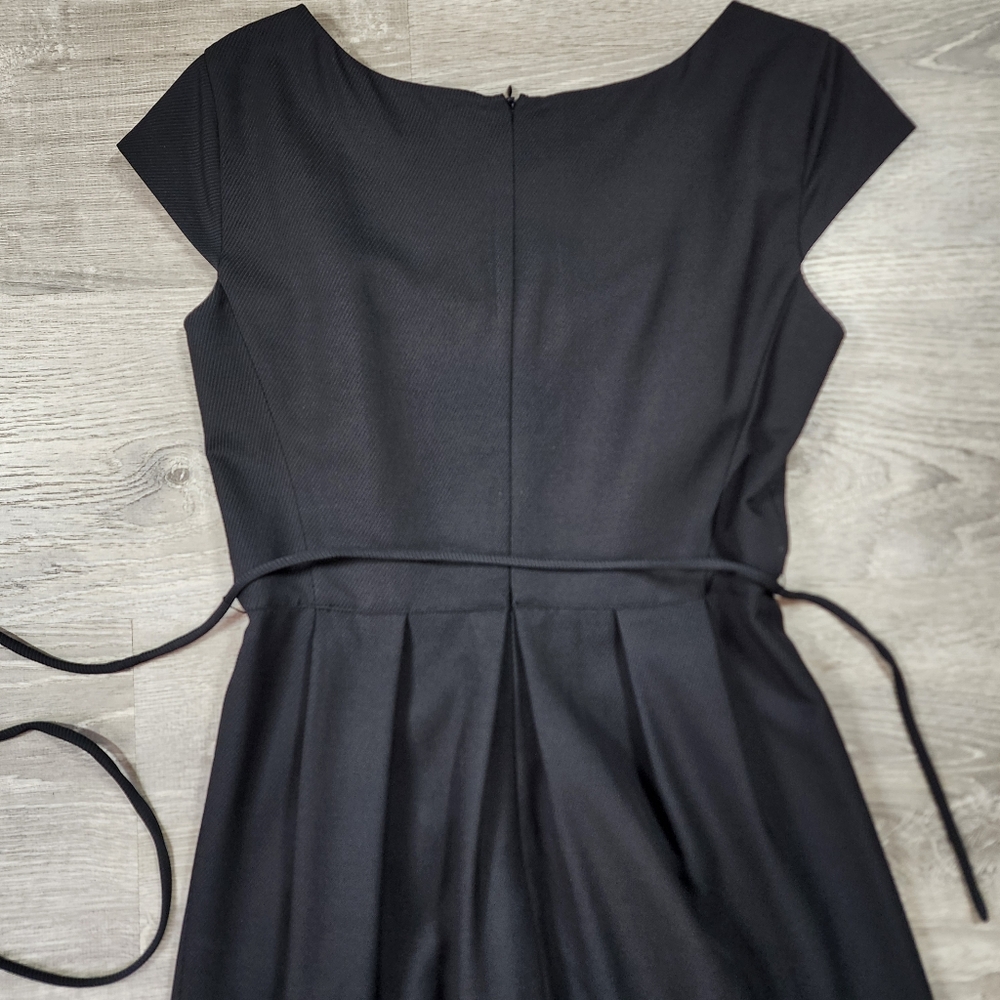 ARMANI COLLEZIONI Made In Italy Black Classic Cocktail Dress 8 - Picture 15 of 16